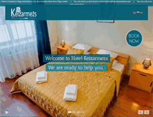 Tablet Screenshot of hotelkeizarmezs.com